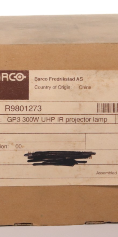 Barco GP3 300W UHP IR Projector Lamp R9801273