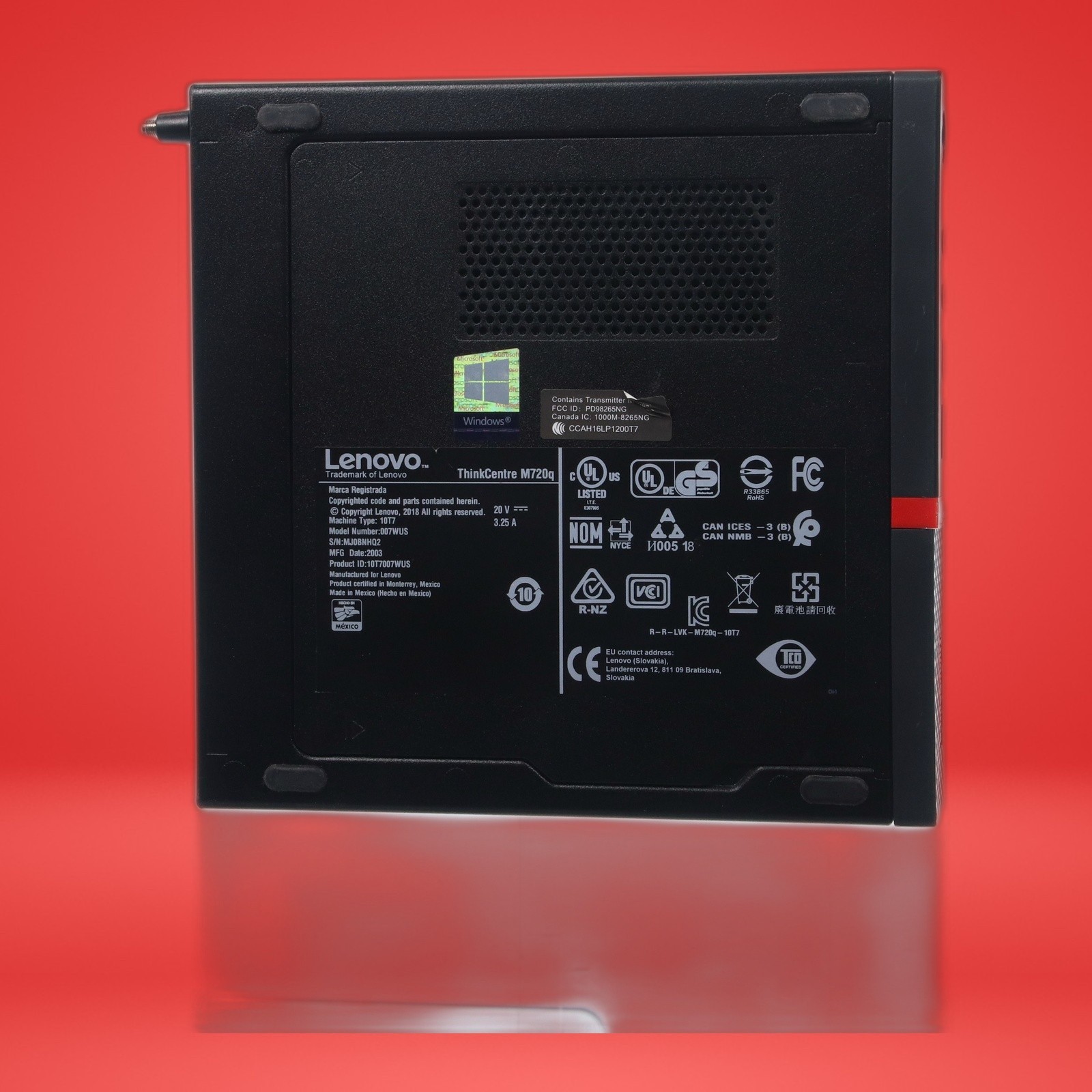 Lenovo M720q Tiny Core i5-8400T 16GB RAM 256GB NMVe Win11P W/ AC Adapter & WiFi - Image 11