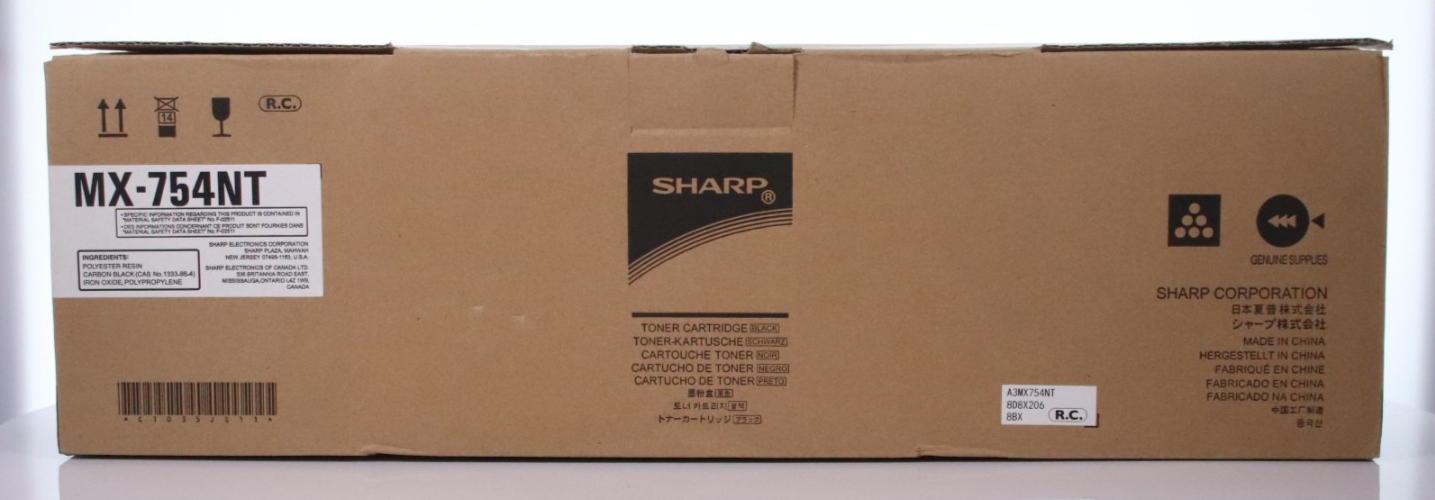 Genuine OEM Sharp MX-754NT Black Toner Cartridge for MX-M654, MX-M754, MX-M6570
