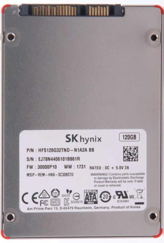 Lot of 3 SK HYNIX HFS120G32TND-N1A2A 2.5" 120GB SSD SATA III Solid State Drive