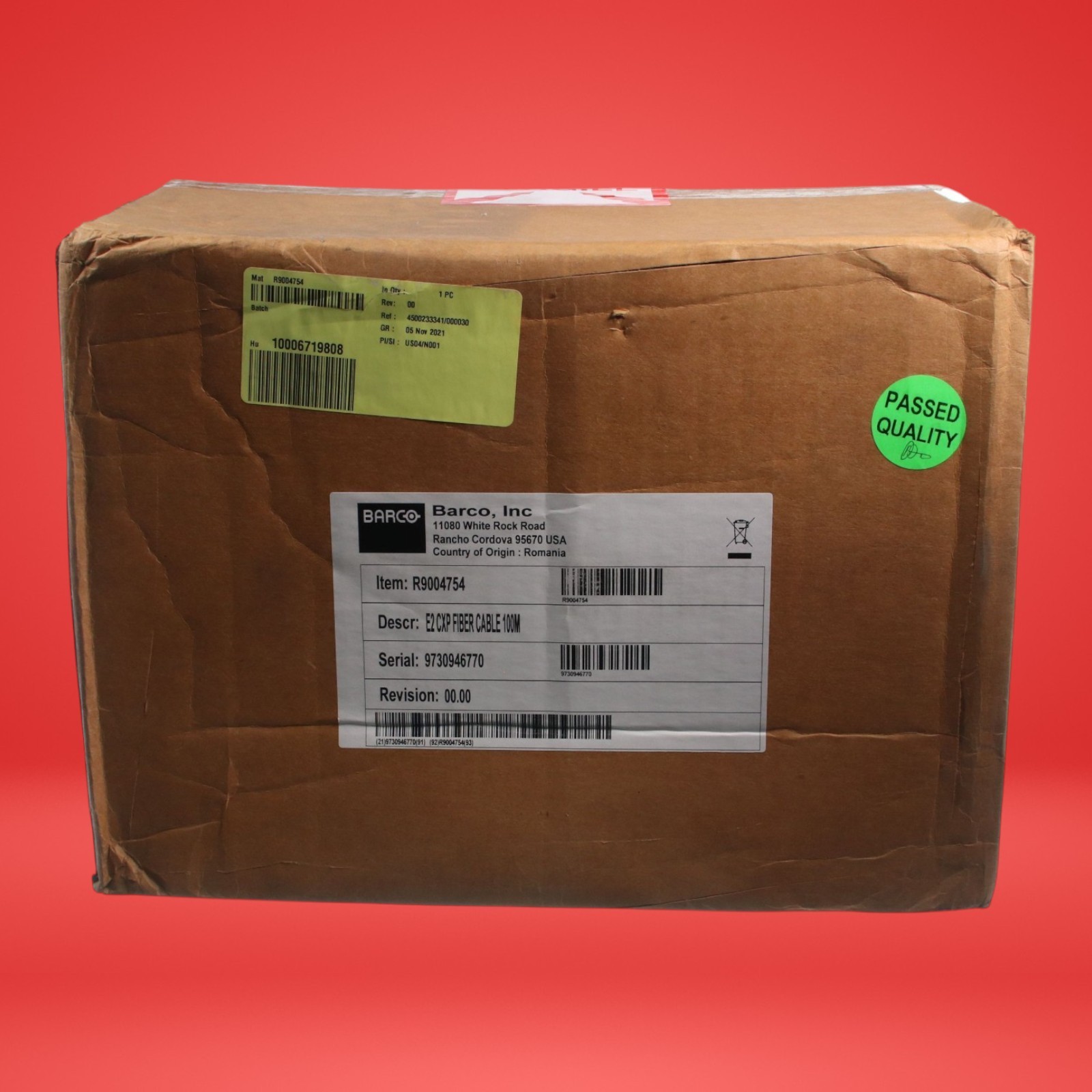 Barco E2 CXP Fiber Cable 100M R9004754 - Image 5