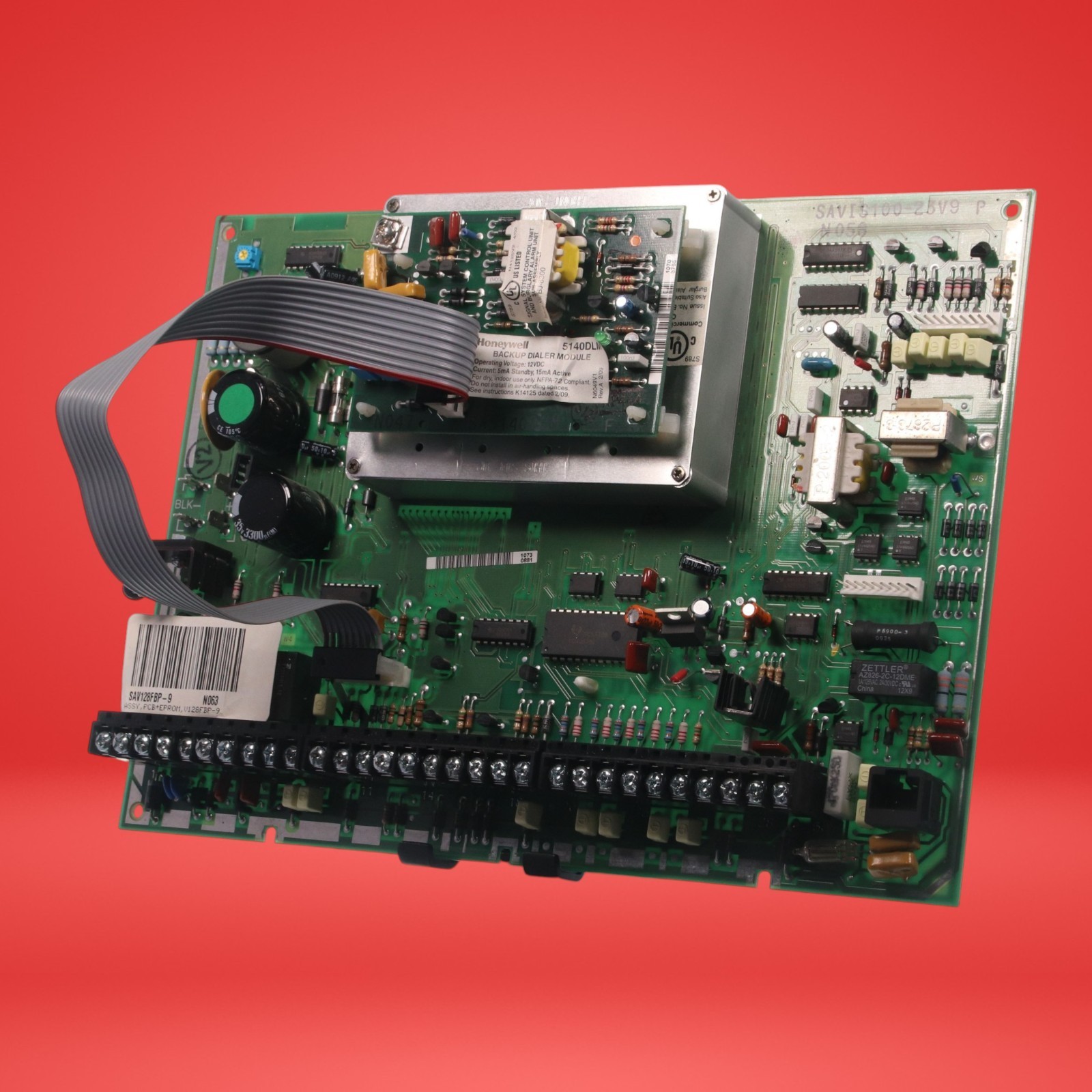 Honeywell SAV128FBP-9 Vista 128FBP Security Panel Control Circuit Board - Image 2