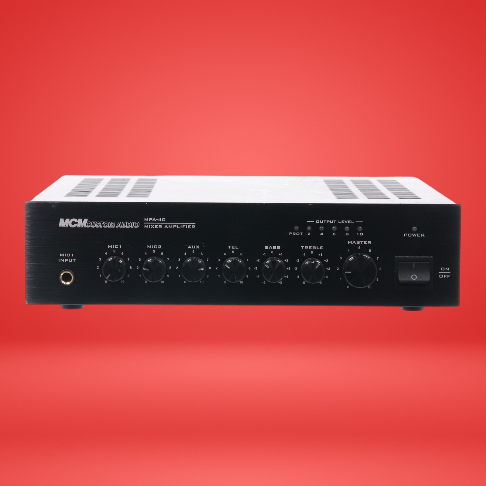 MCM Custom Audio MPA-40 Mixer Amplifier W/ Power Cord