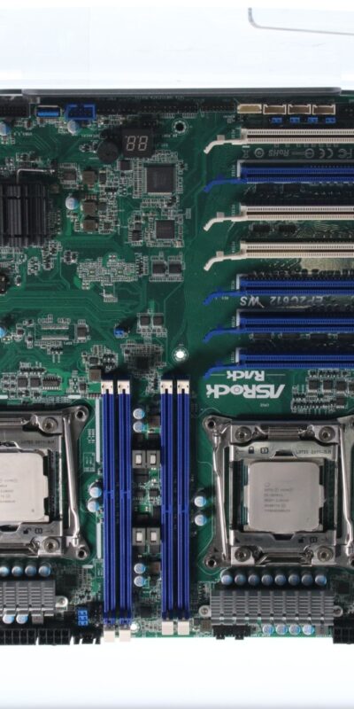 ASRock Rack EP2C612 WS Motherboard W/ 2x Intel Xeon E5-2630 v4 Processors