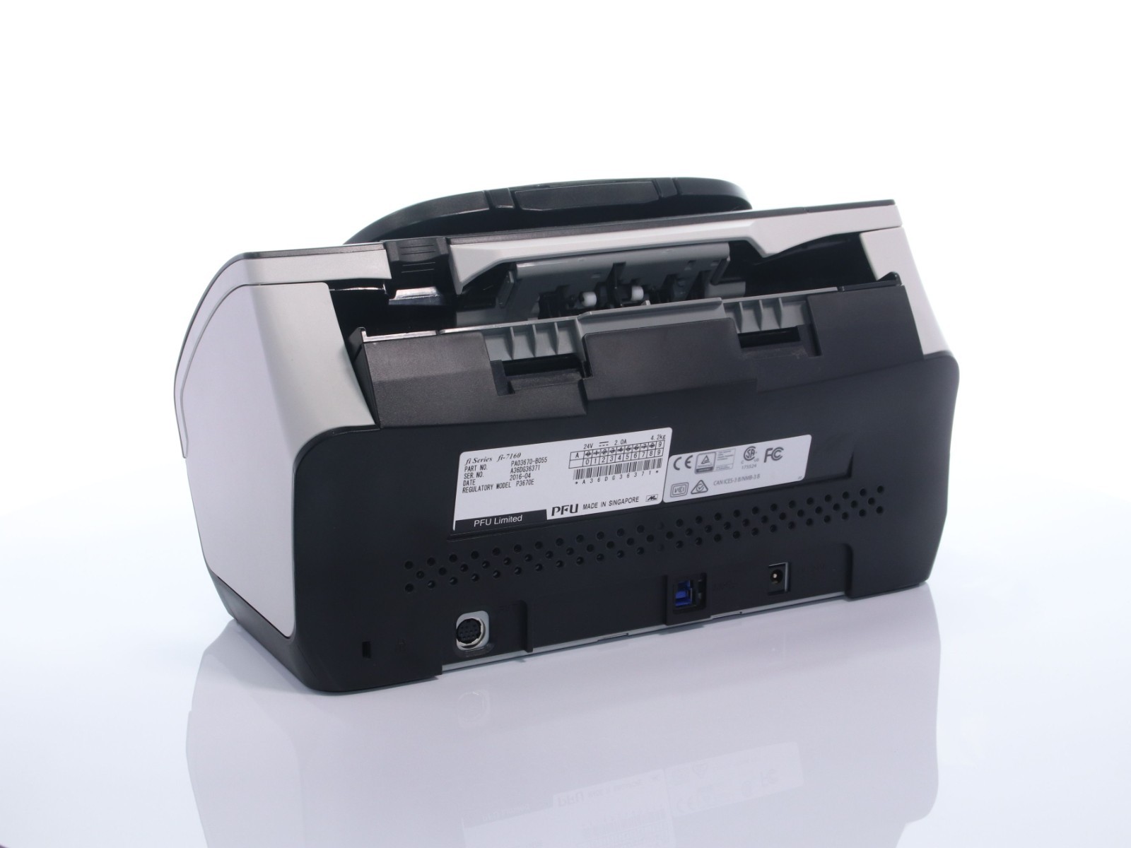 Fujitsu Fi-7160 Sheet-fed Color Document Scanner PA03670-B055 Scans: 13K - Image 6