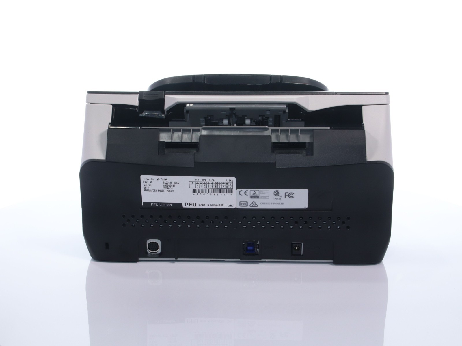 Fujitsu Fi-7160 Sheet-fed Color Document Scanner PA03670-B055 Scans: 13K - Image 7