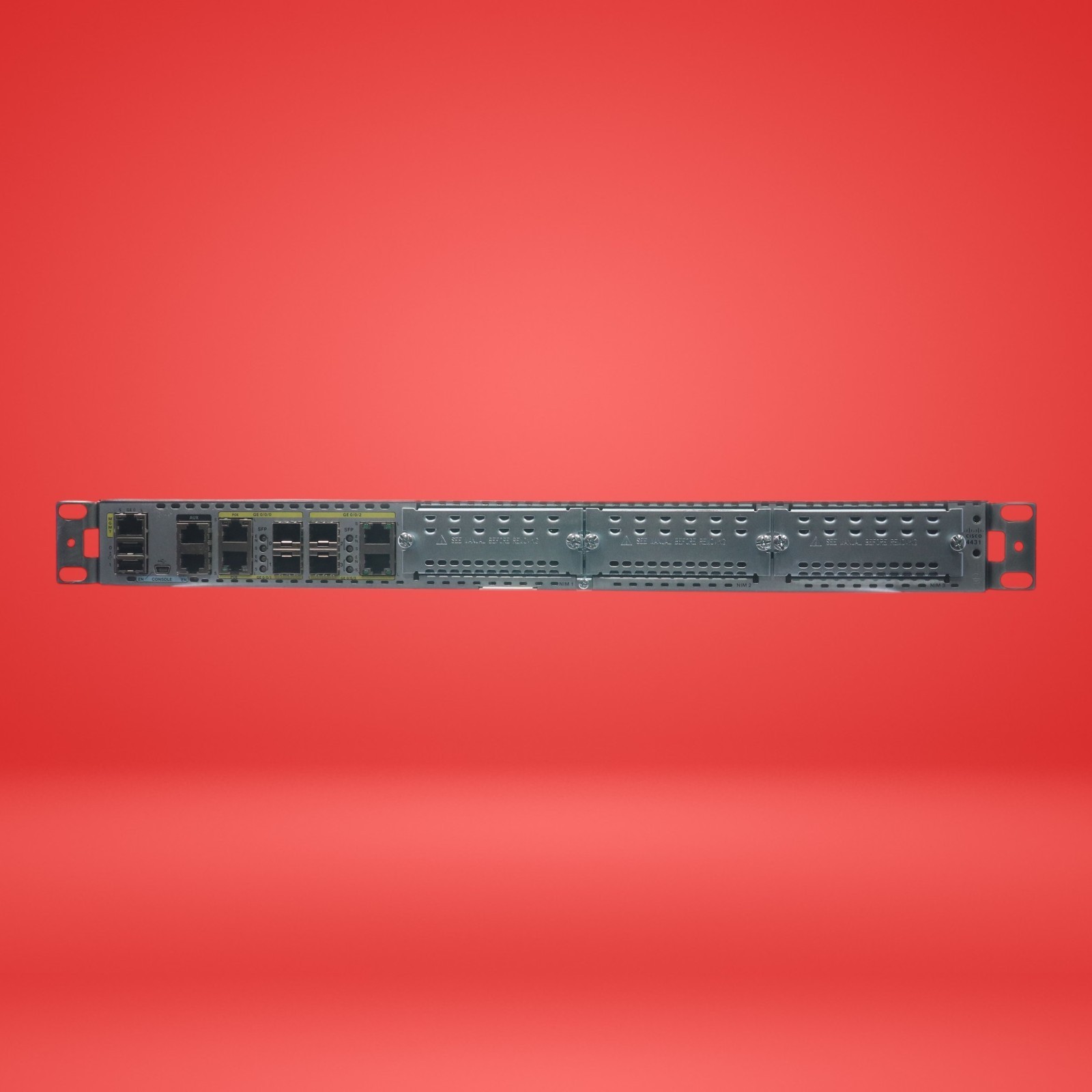 Cisco 4400 Series ISR4431 Integrated Service Router with Licenses & Power Cord - Image 4