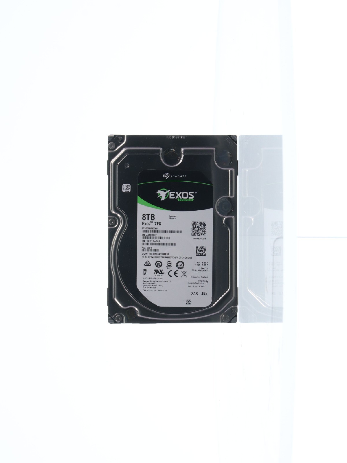 Seagate Enterprise ST8000NM0065 8TB HDD, Internal SAS 3.5" Hard Drive 1RL212-004