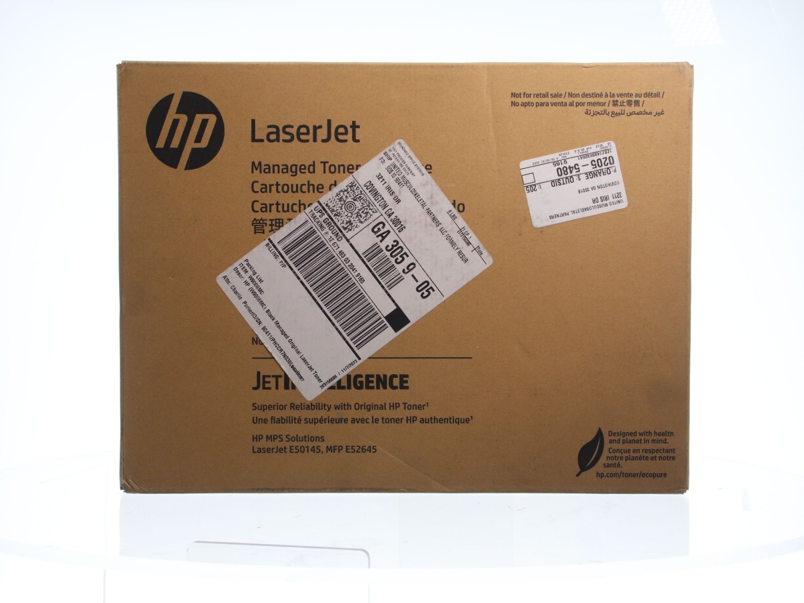HP W9008MC BLACK LaserJet High Yield Toner Cart E50145 E52645 Sealed NEW
