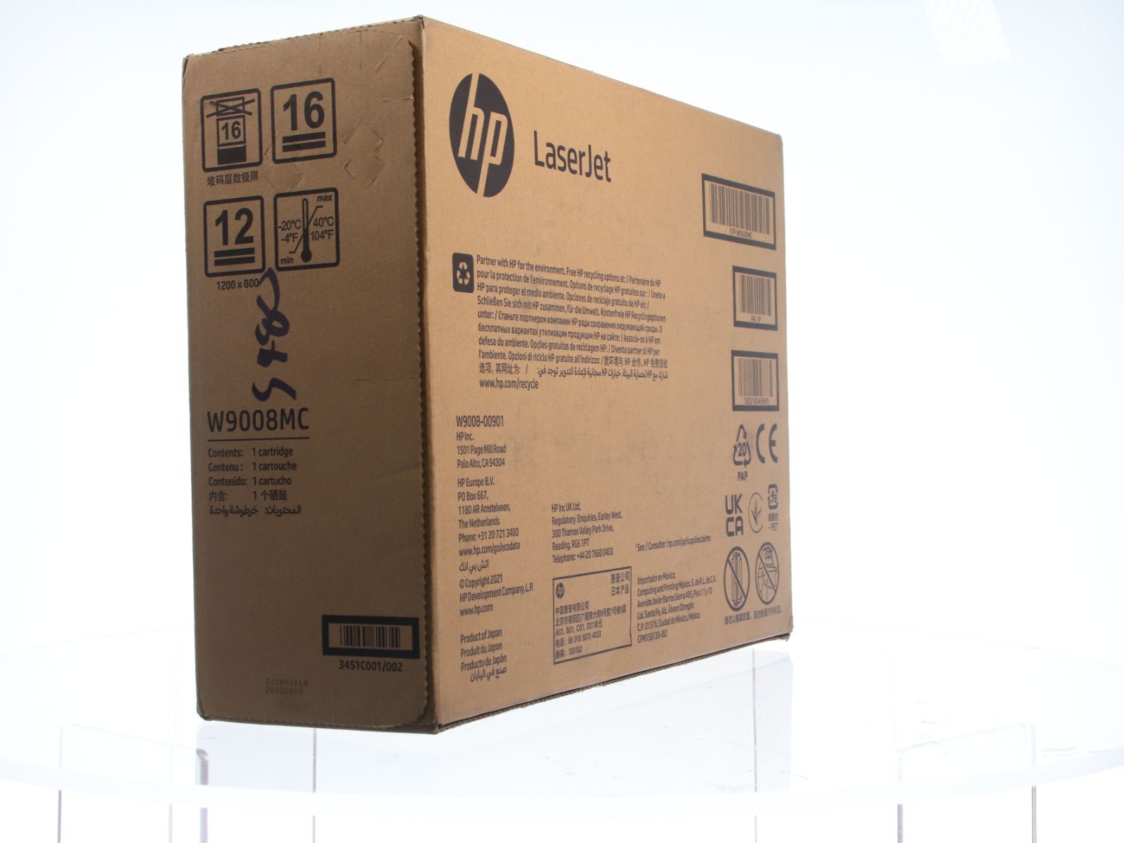 HP W9008MC BLACK LaserJet High Yield Toner Cart E50145 E52645 Sealed NEW - Image 5