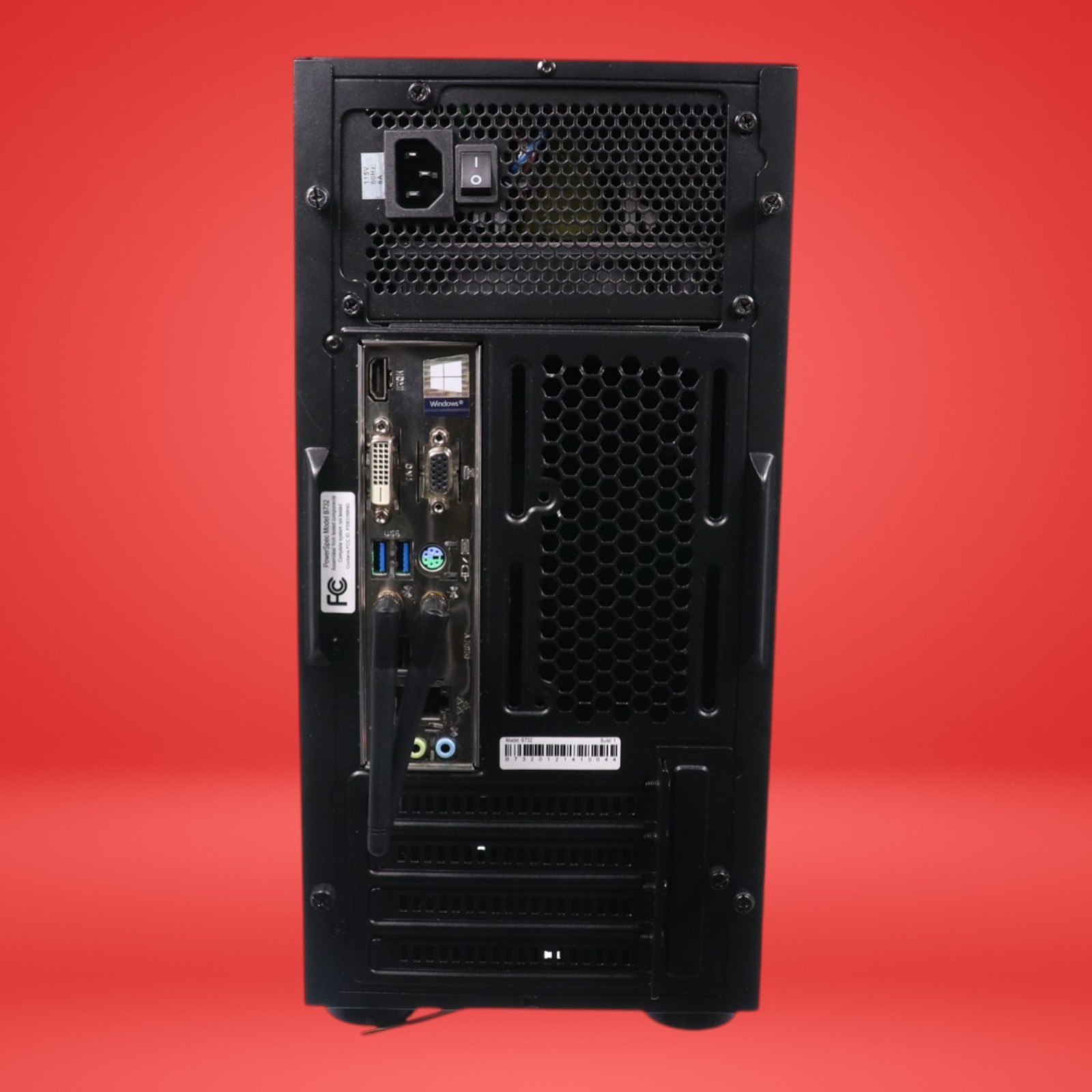 PowerSpec B732 Intel Core i5-10700T 16GB RAM 256GB NVMe Win11Pro W/ AC Adapter - Image 5