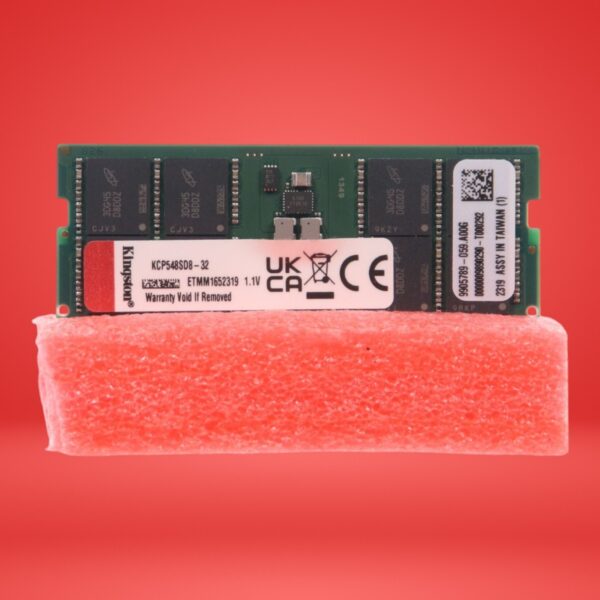 Kingston KCP548SD8-32 32GB (1x32GB) DDR5-4800MHz SODIMM Laptop Memory