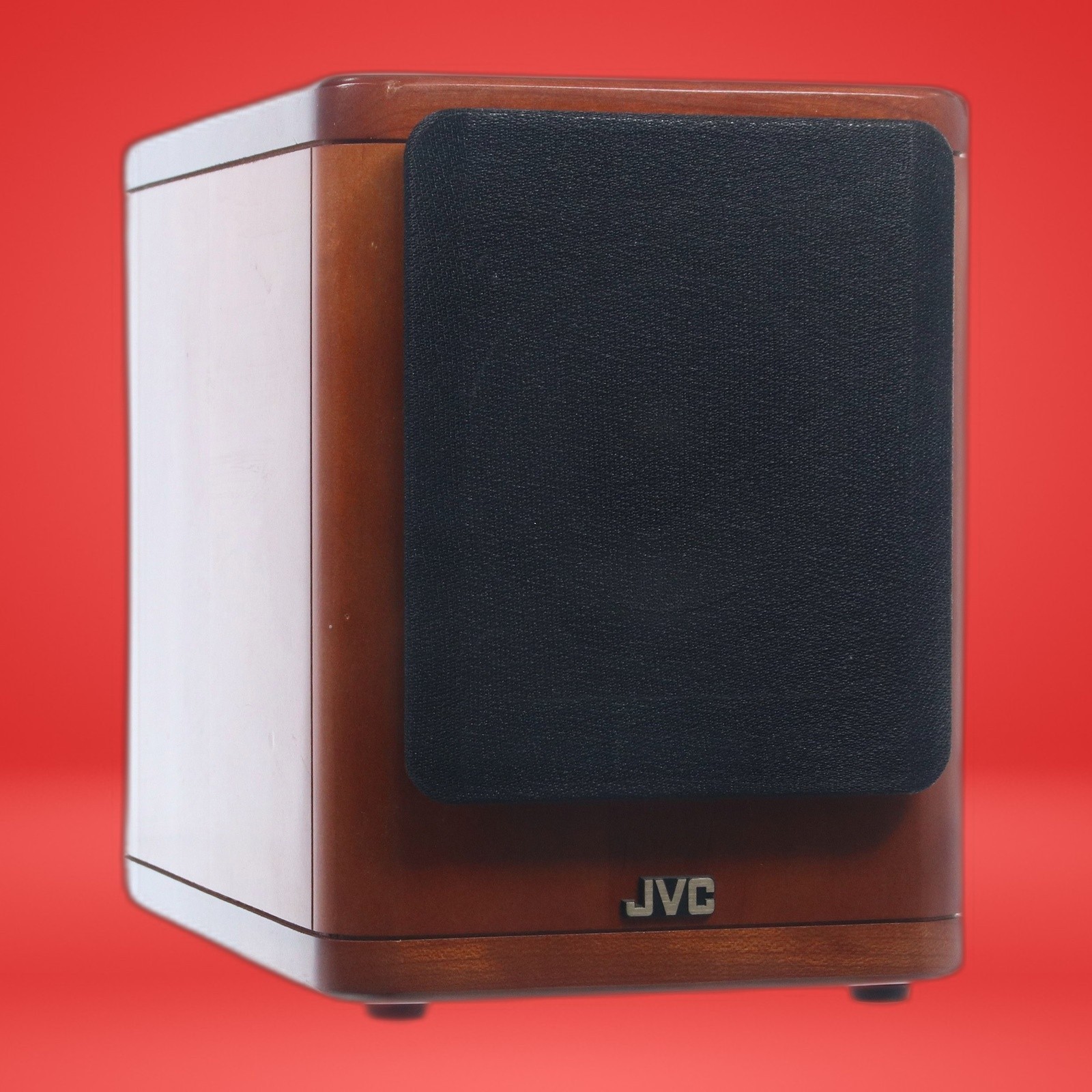 Lot of 4 JVC SP-UX2000RGD Speaker System 4 Ohms 20W Max Japan Cherry Wood Finish - Image 2