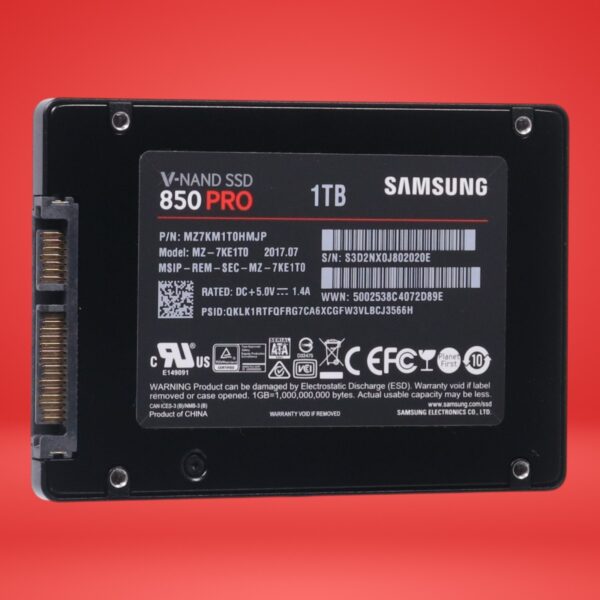 Samsung 850 Pro MZ-7KE1T0 1TB Solid State Drive 2.5" SATA 3 SSD MZ7KM1T0HMJP