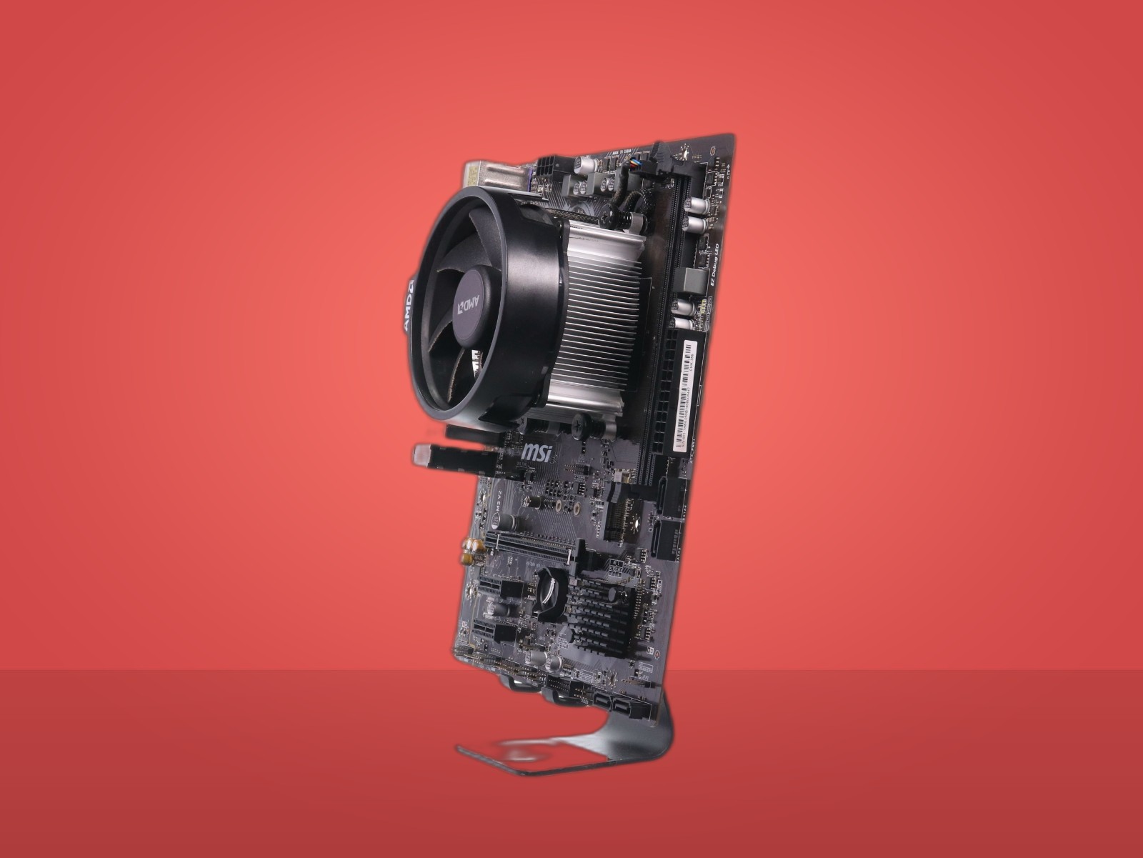 MSI B450M PRO-MZ Motherboard W/ AMD Ryzen 5 3400G & Cooling Fan - Image 3