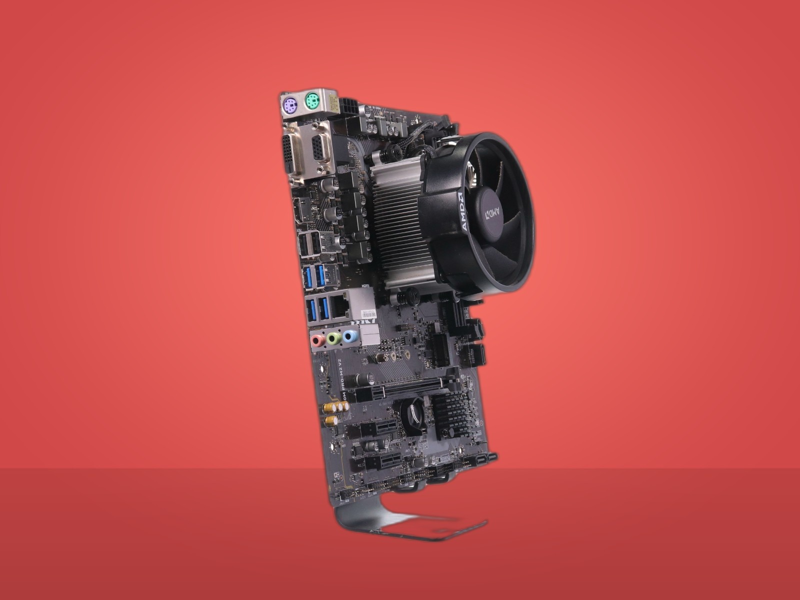 MSI B450M PRO-MZ Motherboard W/ AMD Ryzen 5 3400G & Cooling Fan - Image 11