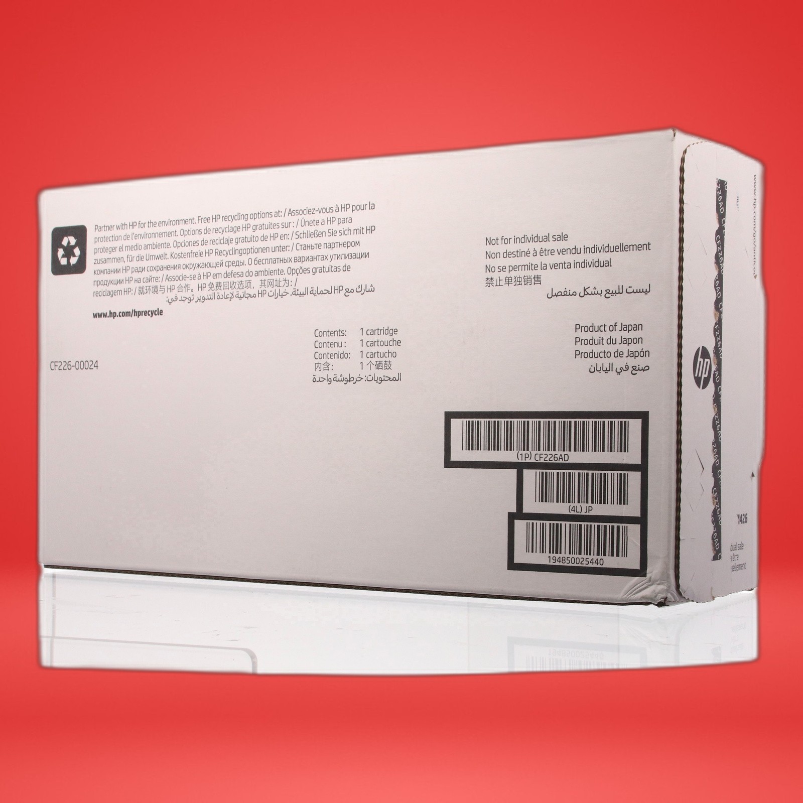 NEW Genuine HP 26A CF226A Black HP LaserJet Pro Toner Print Cartridge - Image 8