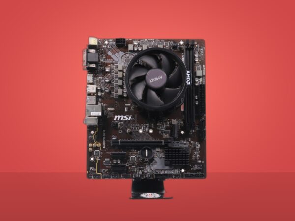 MSI B450M PRO-M2 V2 Motherboard W/ AMD Ryzen 5 3400G & Cooling Fan