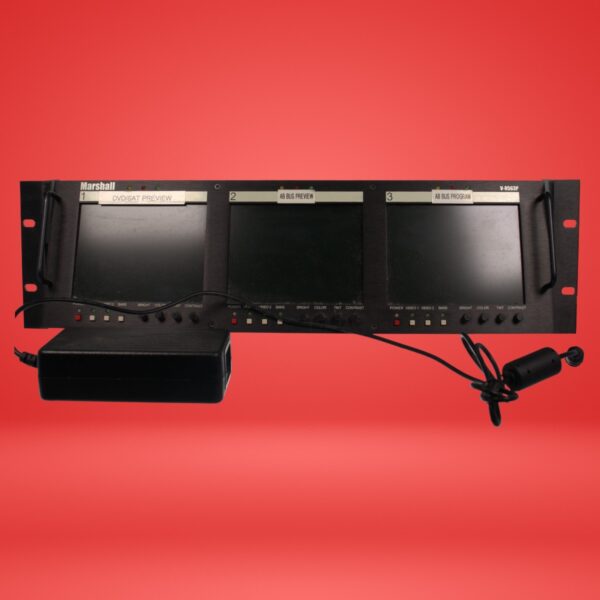 MARSHALL V-R563P 3-Channel Triple 5.6 inch LCD Monitors Rack Mountable