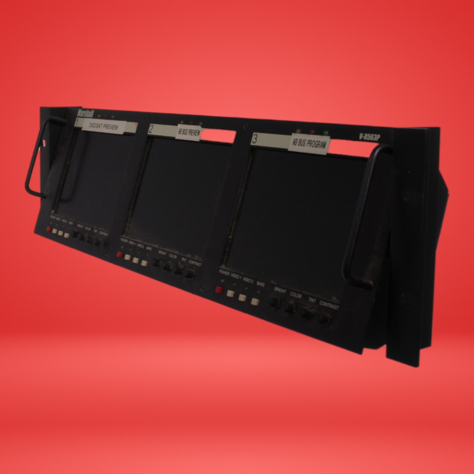 MARSHALL V-R563P 3-Channel Triple 5.6 inch LCD Monitors Rack Mountable - Image 3