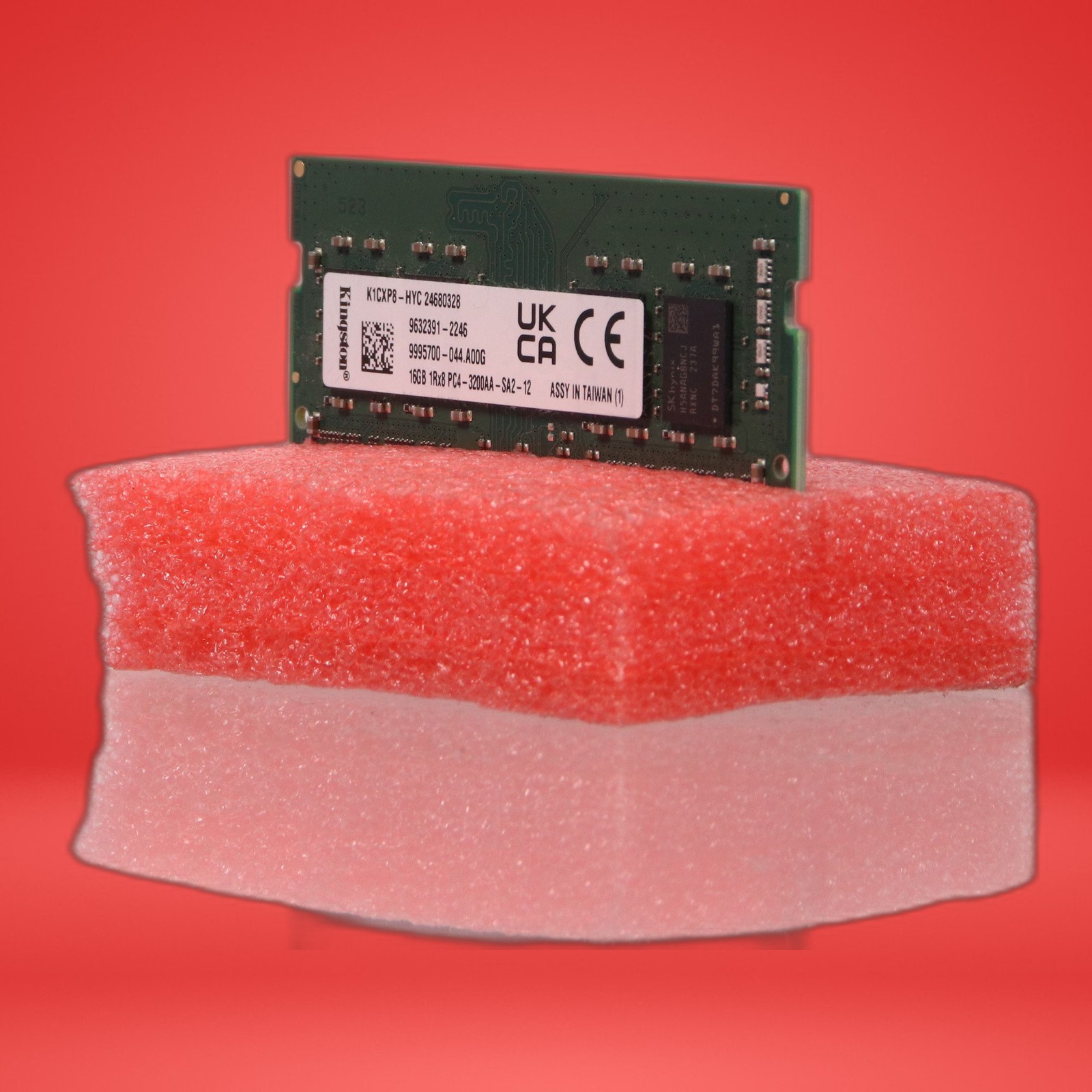 Kingston 16GB 1Rx8 PC4-3200AA-SA2-12 K1CXP8-HYC 24680328 Laptop RAM Memory - Image 3
