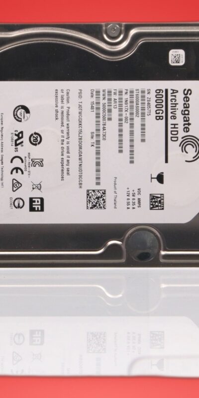 Seagate Archive 6TB SATA 6G ST6000AS002 SN:Z84057T5 1N917X-002 HARD DRIVE