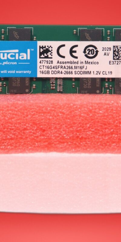 Crucial 16GB DDR4-2666 SODIMM 1.2V CL19 CT16G4SFRA266.M16FJ Laptop Memory RAM