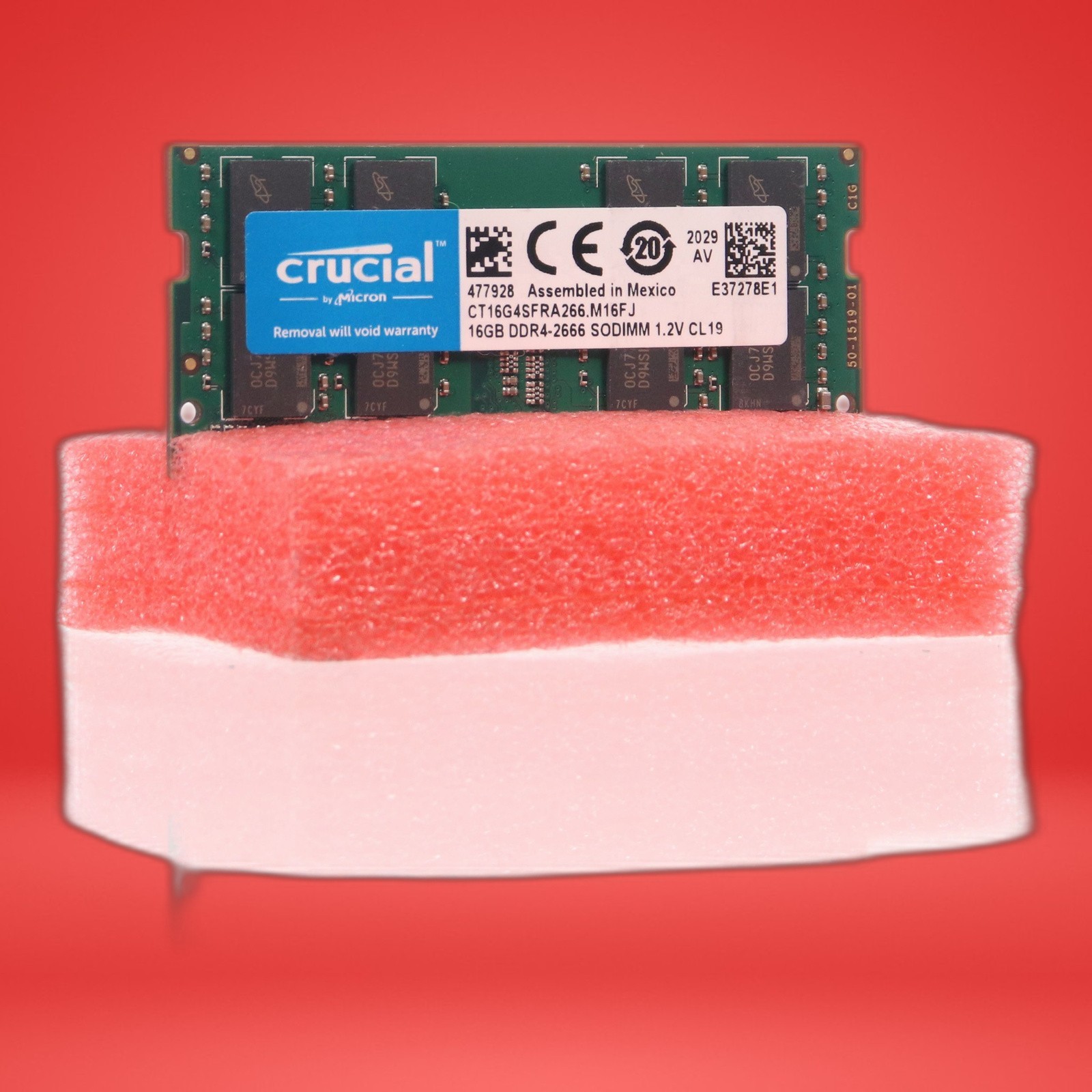 Crucial 16GB DDR4-2666 SODIMM 1.2V CL19 CT16G4SFRA266.M16FJ Laptop Memory RAM - Image 12