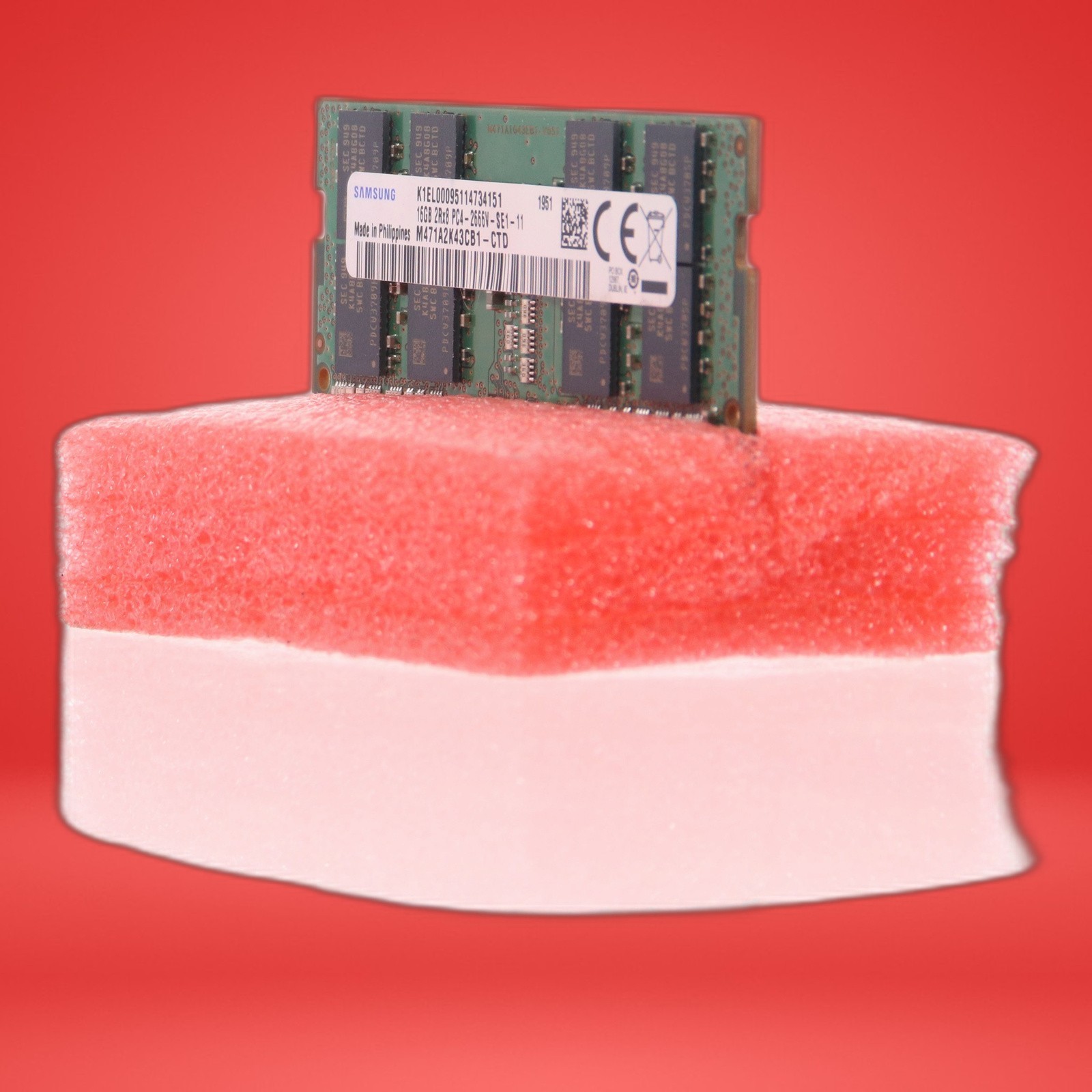 Samsung 16GB DDR4 2666 SODIMM Laptop RAM PC4-21300 2Rx8 M471A2K43CB1-CTD/CRD - Image 3