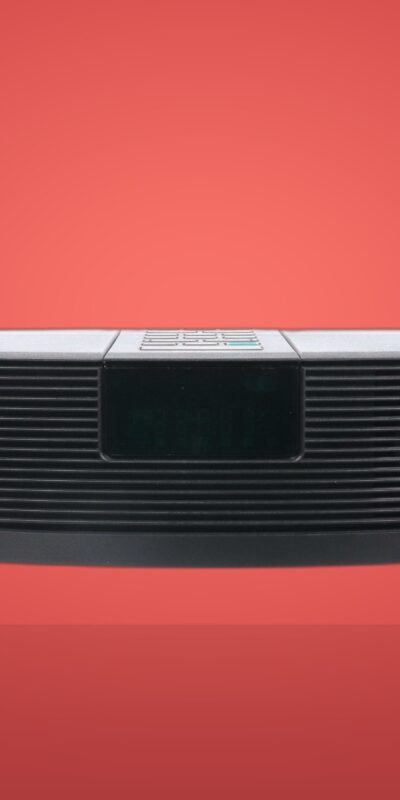 Bose Wave Radio AWR1-1W AM/FM Stereo Alarm Clock Black No Remote W/ AC Adapter