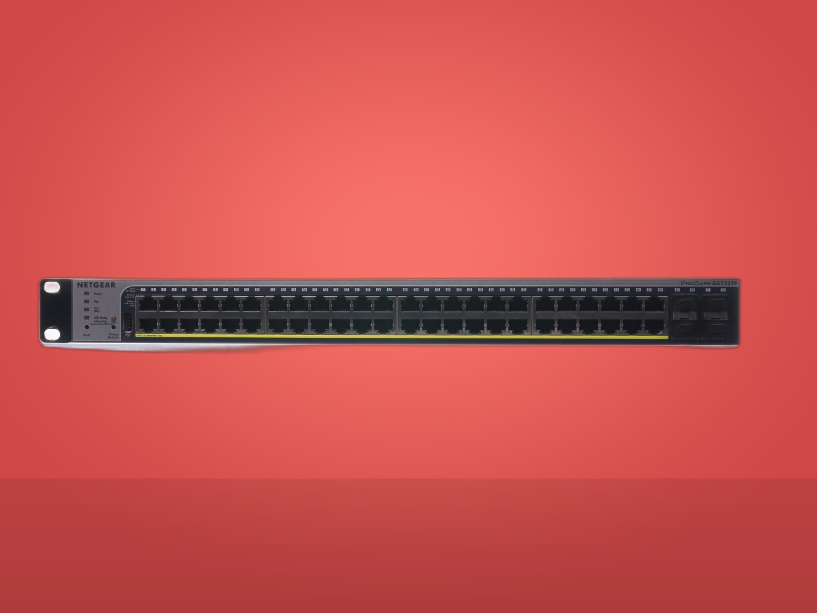 Netgear ProSafe GS752TP 48-Port Gigabit Smart Switch with PoE and 4 SFP Ports