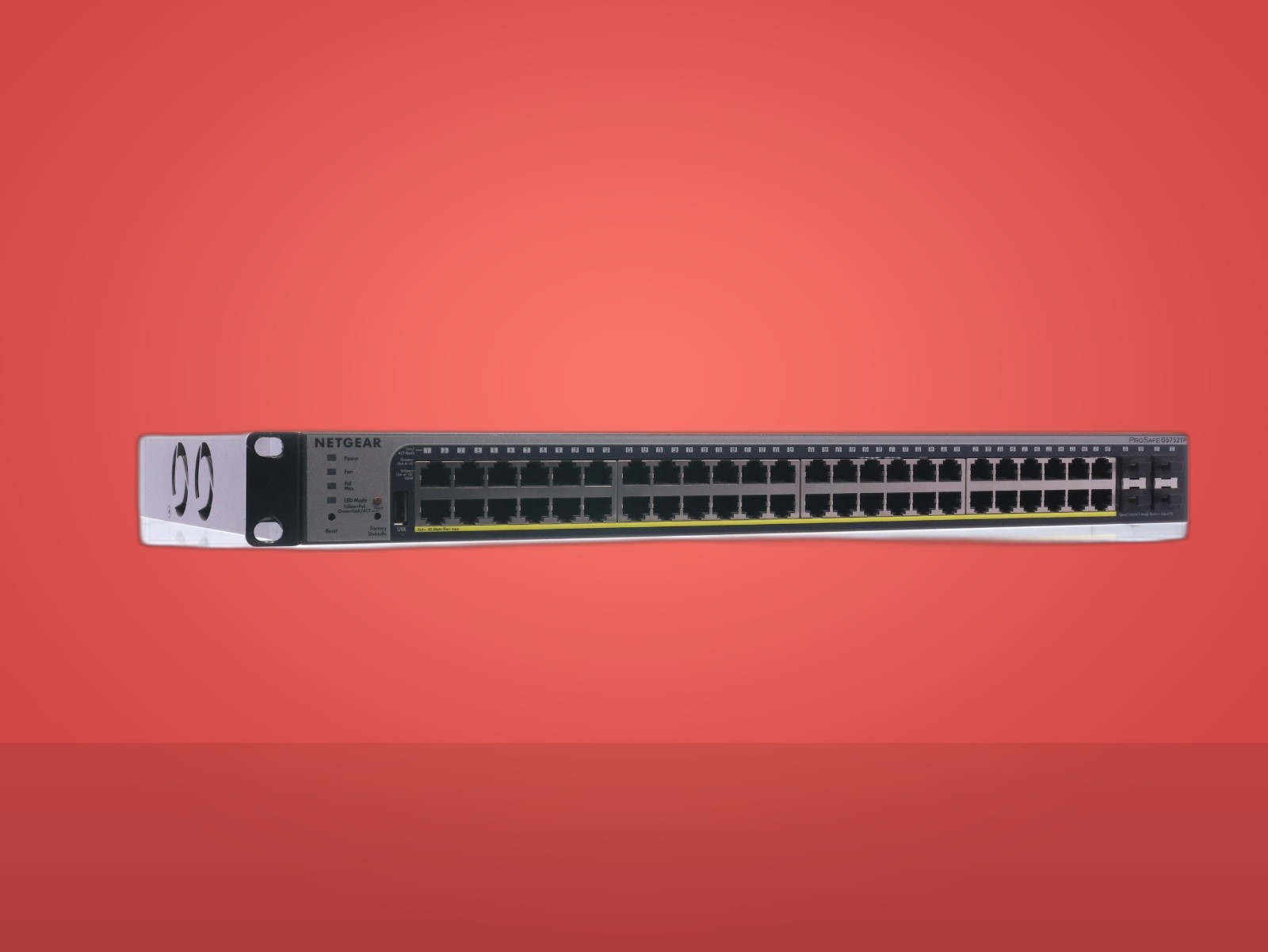 Netgear ProSafe GS752TP 48-Port Gigabit Smart Switch with PoE and 4 SFP Ports - Image 12