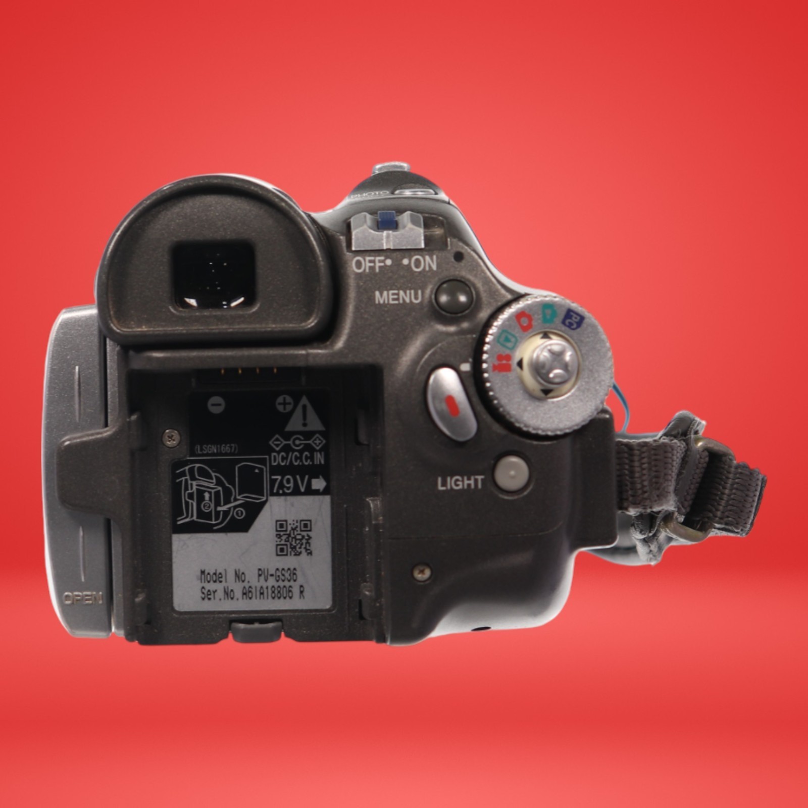 Panasonic Palmcorder PV-GS36 Mini DV Tape Camcorder Video Camera - Image 5