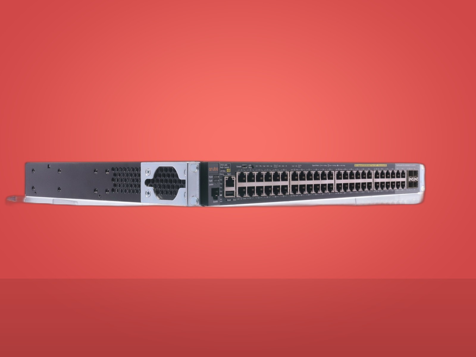 HP Aruba 2920-48G PoE+ Gigabit Network Switch J9729A Rack Mountable w/Rack Mount - Image 11