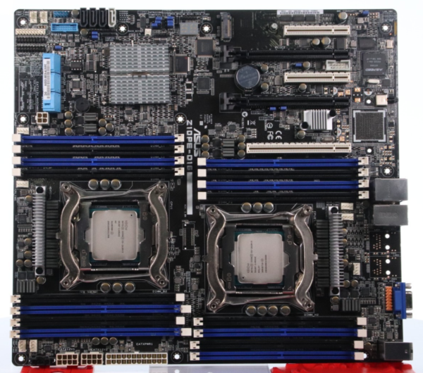 ASUS Z10PE-D16 Motherboard LGA 2011 DDR4 w/ 2x Intel Xeon E5-2620V3, 2x Coolers