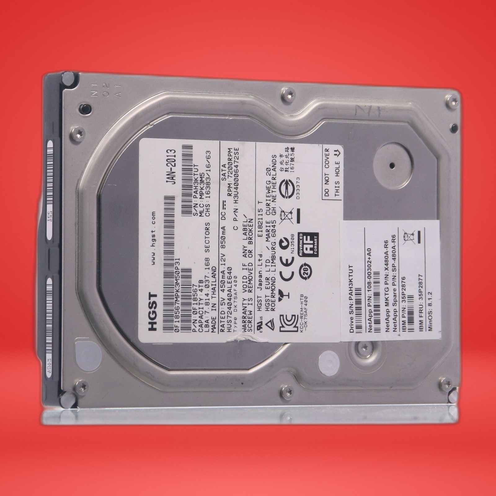 HGST 0F18567 Hitachi 4TB 7.2K 6G/bs SATA 3.5'' Hard Drive HUS724040ALE640 - Image 12