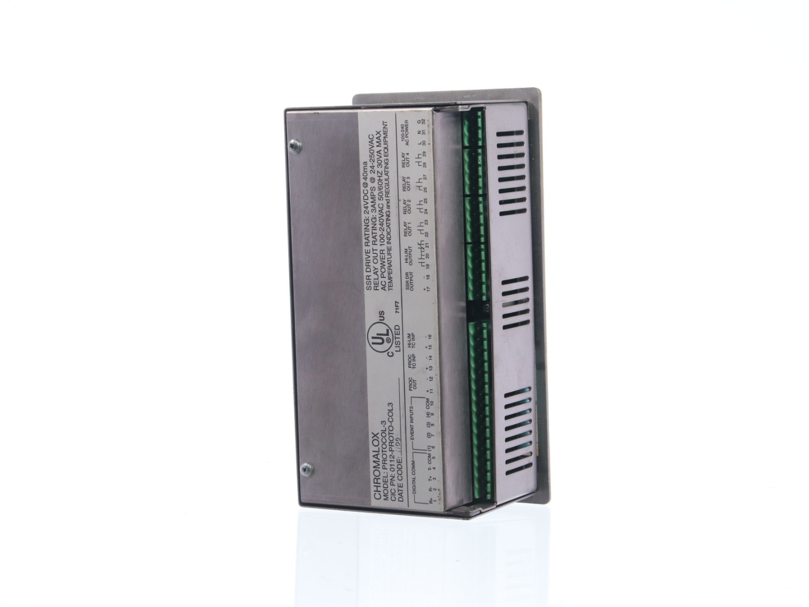 Chromalox Protocol-3 0112-PROTO-COL3 Temperature & Process Control - Powers On - Image 4