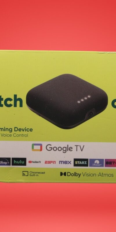 ONN Google TV 4K Pro Streaming Device W/ Hands Free Voice Control