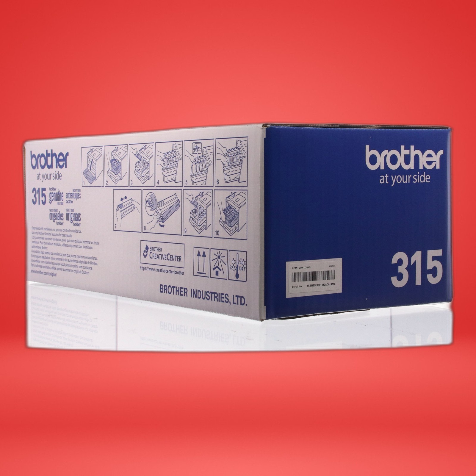 Brother TN315C TN-315C Cyan High Yield Toner Cartridge - Image 9