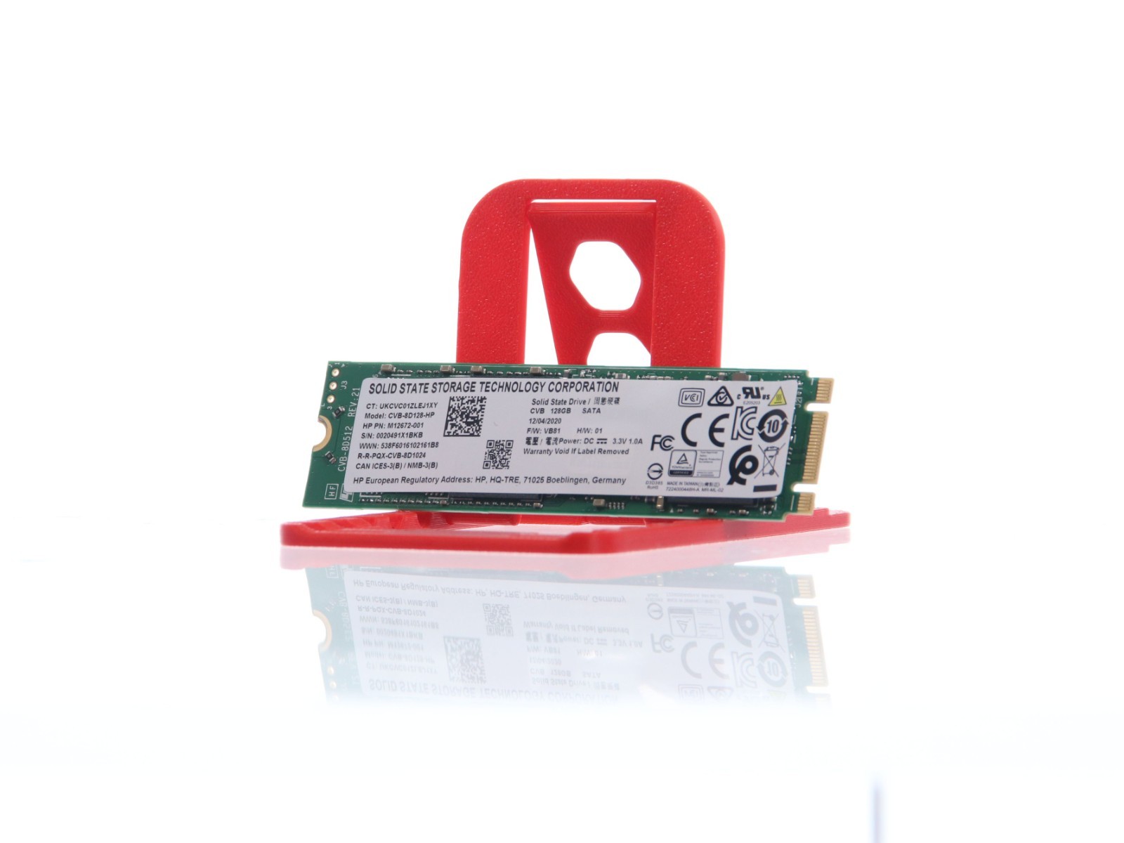 Lot of 6 HP OEM 128GB M.2 SATA SSD 2280 CVB-8D128-HP Internal Solid State Drive - Image 2