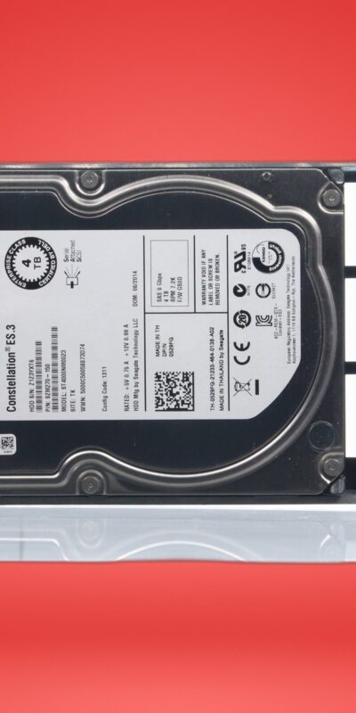 Dell 529FG 0529FG 4TB 7200RPM 6G 128MB Cache 3.5" SAS Hard Drive ST4000NM0023