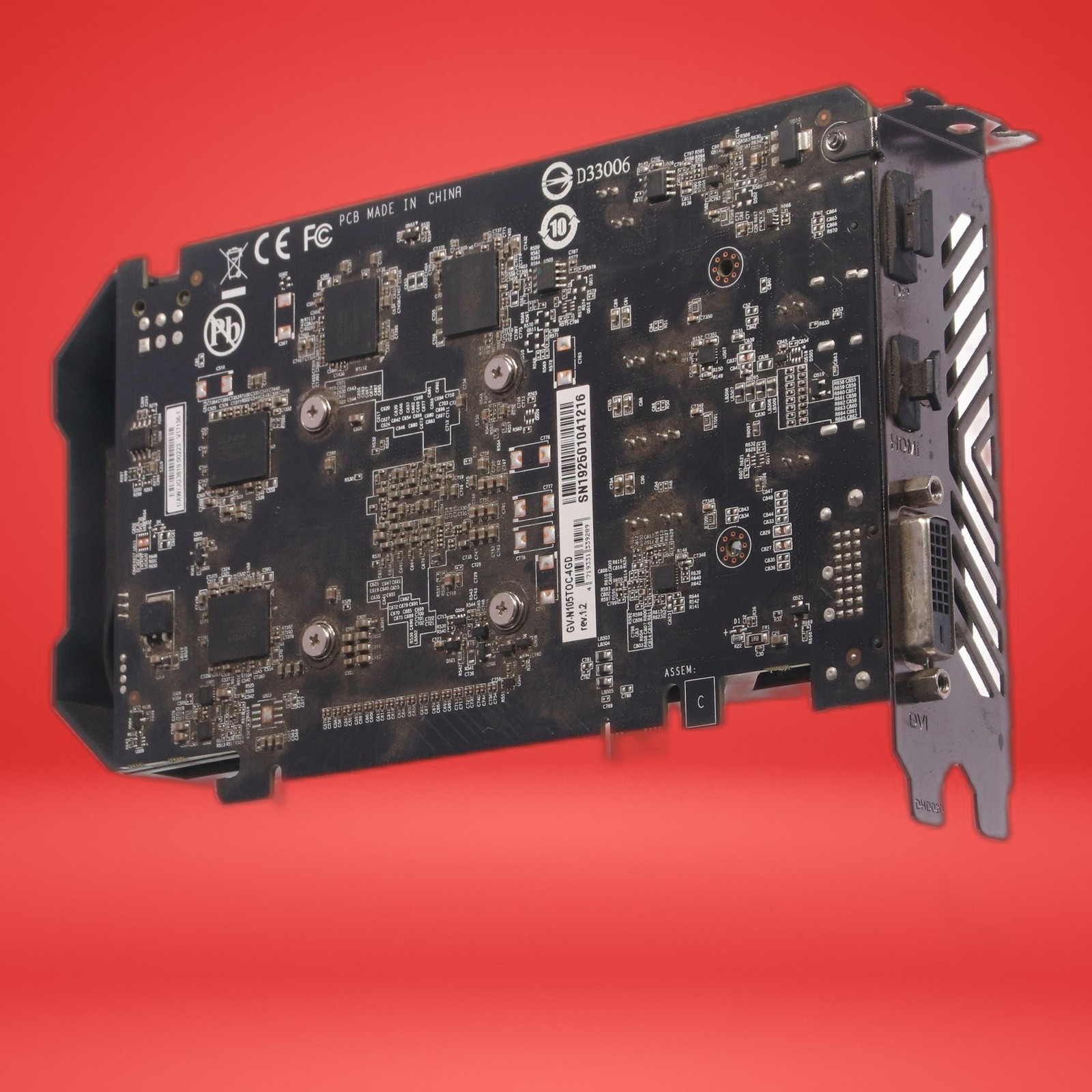 GIGABYTE GeForce GTX 1050 Ti 4GB 128-Bit GDDR5 ATX Video Cards GV-N105TOC-4GD - Image 8