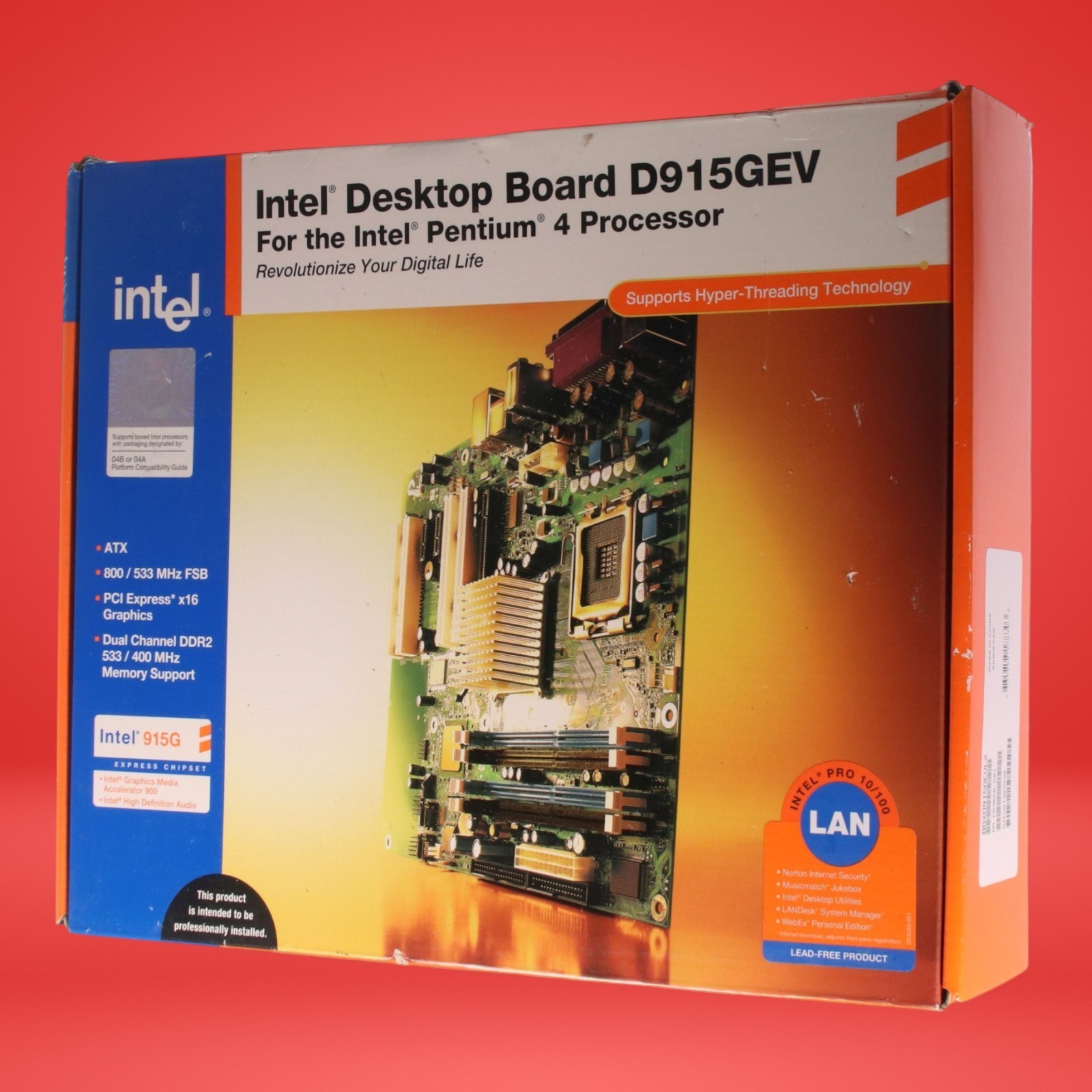 Intel Desktop Board D915GEV ATX 533/400 MHz PCI Express x16 Graphics 4 Processor - Image 6
