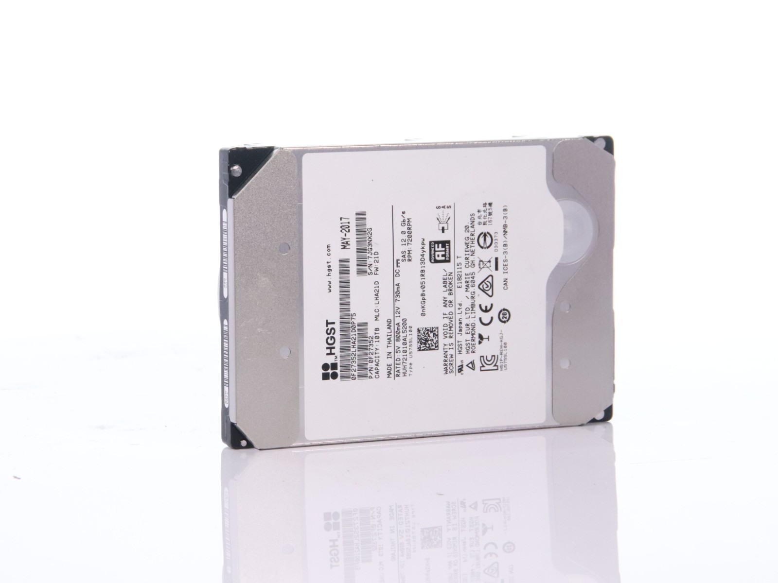 HGST 10TB HUH721010AL5200 7.2K 12Gbps 3.5" SAS LFF HARD DRIVE 0F27352 - Image 12