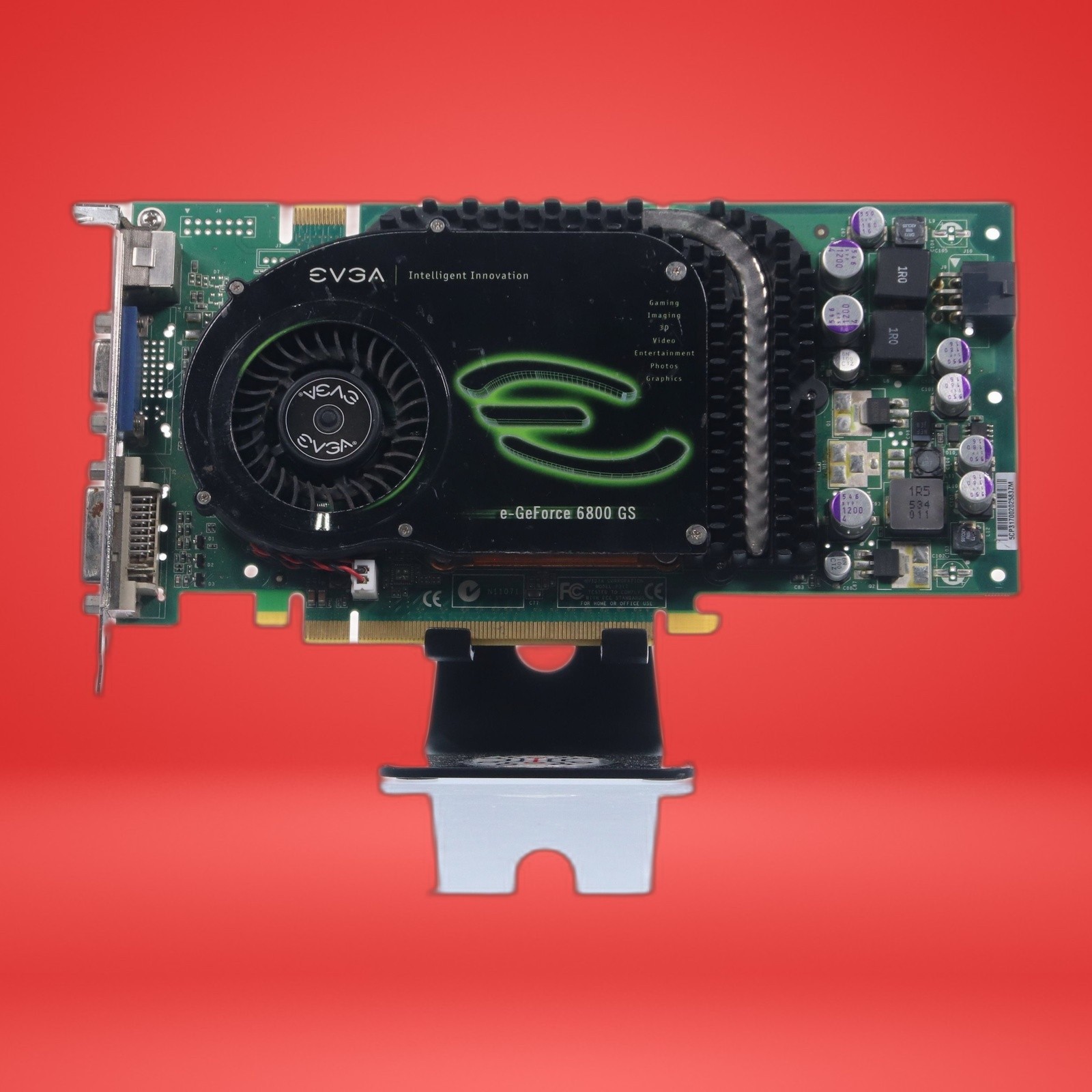 EVGA NVIDIA GeForce 6800 GS (256-P2-N391-AX) 256 MB GDDR3 SDRAM PCI Express x16 - Image 3