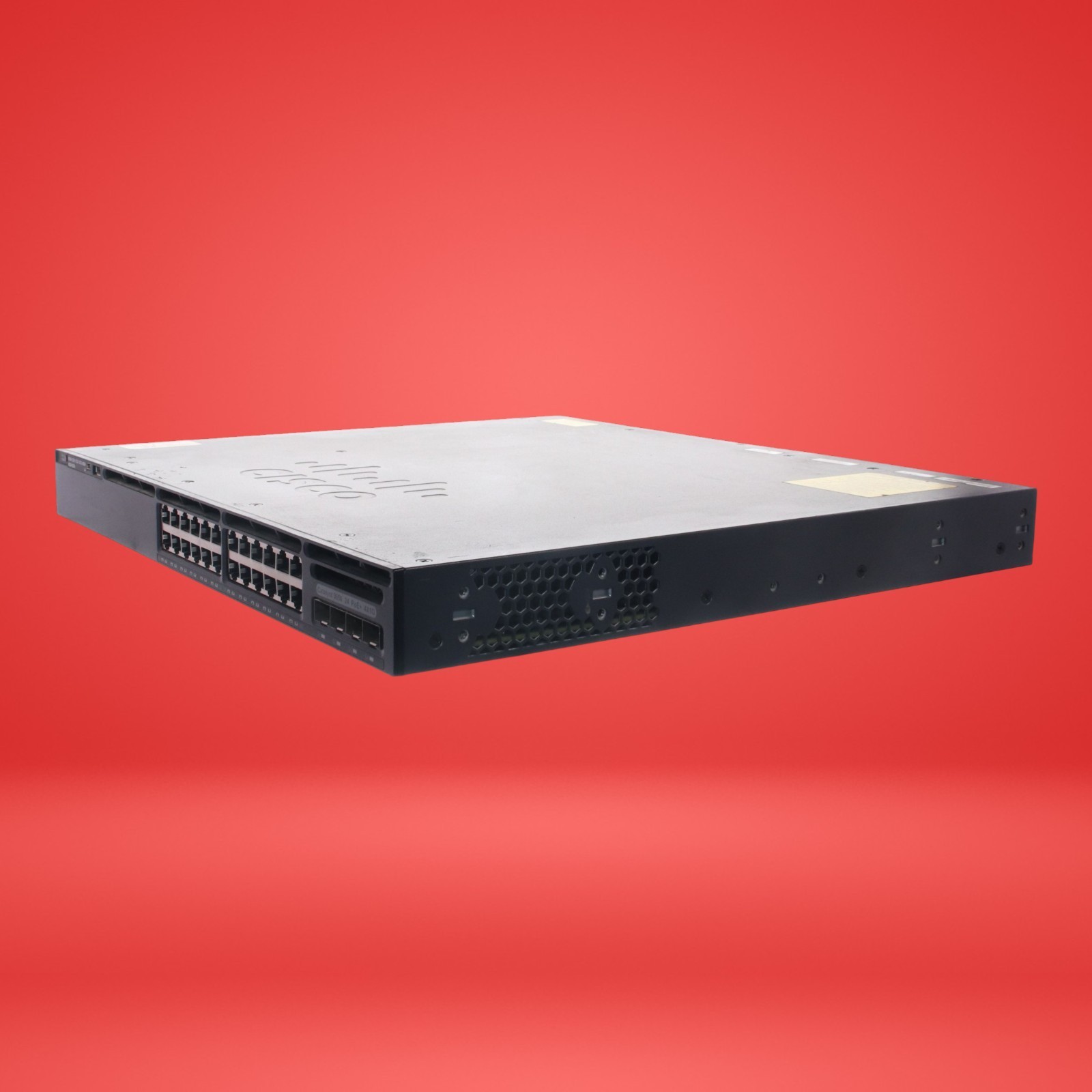 Cisco Catalyst 3650 WS-C3650-24PS-E 24-Port Gigabit PoE+ Switch 4x SFP W/ Cord - Image 2