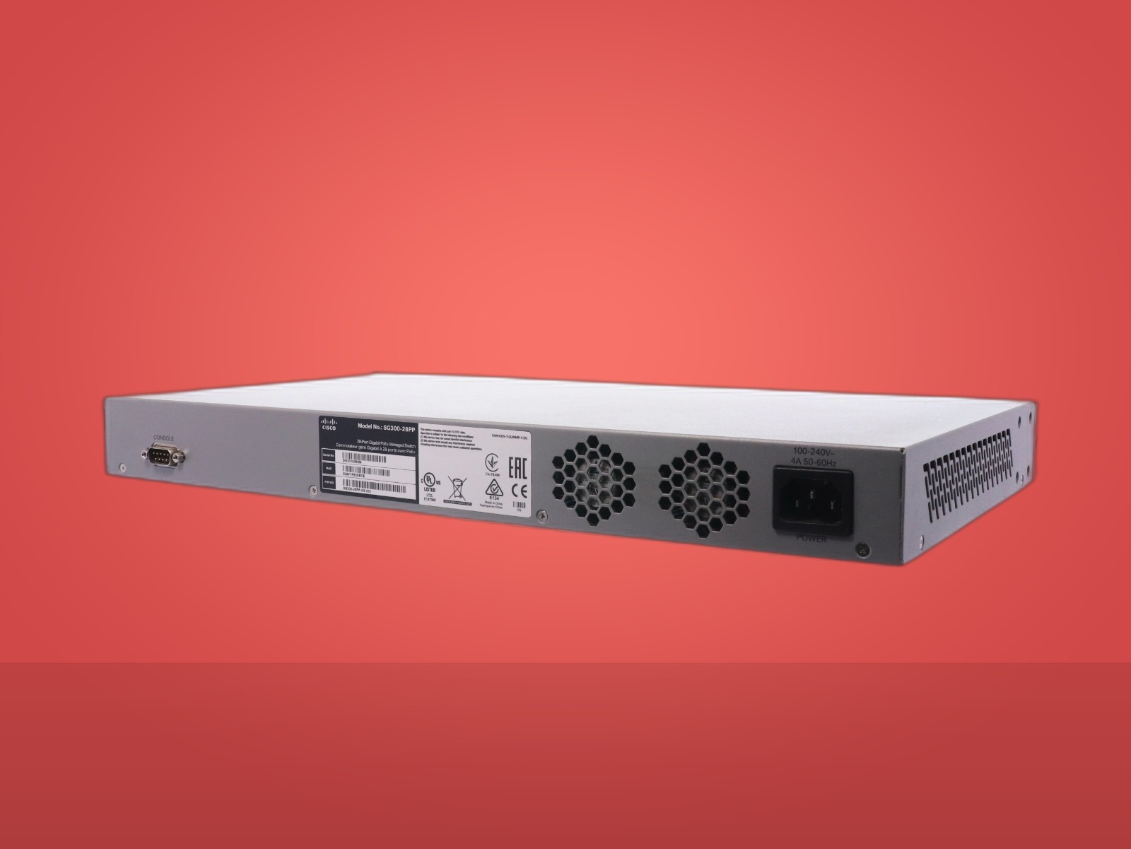 CISCO SG300-28PP-K9 V03 28-PORT GIGABIT POE+ MANAGED SWITCH - Image 9