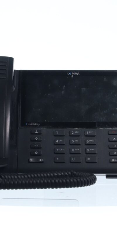Mitel 6940 IP Phone MobileLink Bluetooth Gigabit VoIP HD Audio W/ Wired Handset