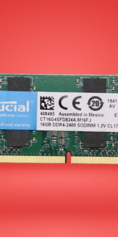 Crucial CT16G4SFD824A 16GB DDR4-2400 (PC4-19200) Memory Module