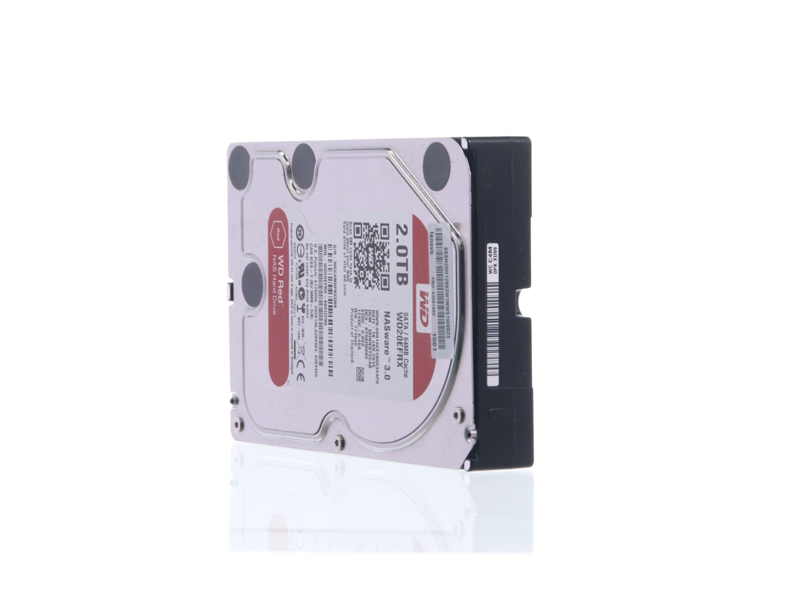 WD Western Digital Red NAS 2TB 3.5" HDD SATA 6Gbps 7200RPM 64MB WD20EFRX-68EUZN0 - Image 3